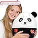 OurHonor Valentines Day Plush 16 Romantic Panda Stuffed Animals with Rose and Love Heart Cute Valentines Anniversary for Him Her Girlfriend Boyfriend Wife Husband Lover - Image 4