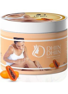 DHIN DHIN DHIIN DHIIN Body Brightening Cream with PAPAYA Moisturizing and Hydrating Cream for Skincare and Whitening 360 GM  - Image 1