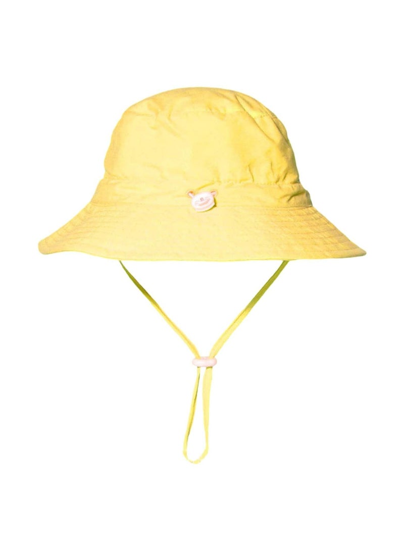 CMGTYYD. قبعة دلو للبنات والأولاد قبعة شمسية صيفية شاطئية صيفية بألوان سادة خفيفة الوزن قابلة للتنفس وقبعات شمسية خفيفة الوزن وقابلة للتنفس وإكسسوارات صيفية للشاطئ مع قبعة شمسية قابلة للتعديل للذقن للأطفال من 4-7 سنوات - Image 3