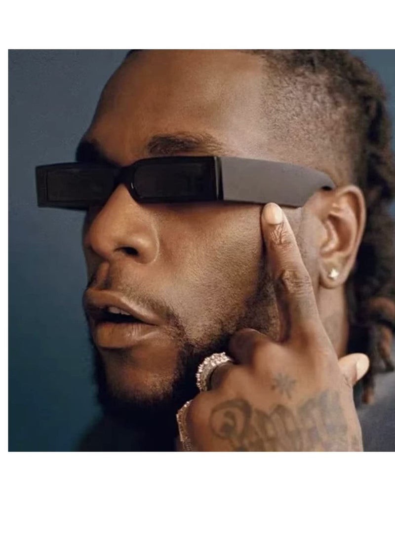 SYOSI Sunglasses For Women Men Fashion Shield Rimless Wrap Around Sunglass Gradient Lens Trendy Oversize Sun Glasses - Image 2