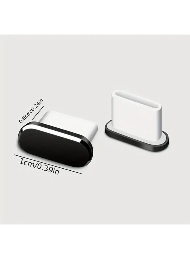 4pcs Silvery C Type Dust Caps Durable Charger Port Protection Easy To Insert - Image 4