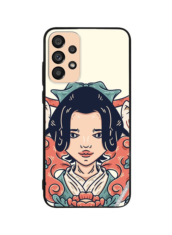VR CREATIVE Protective Case Cover For Samsung Galaxy A33 5G Geisha Design Multicolour - Image 1
