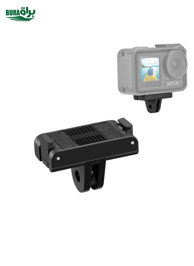 BURAQ For DJI Osmo Action 5 Pro / 4 / 3 PULUZ Magnetic Quick Release Base Expansion Mount (Black)  - Image 1