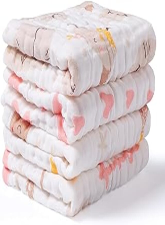 softan مناديل التجشؤ من Softan Baby Muslin، مناديل استحمام للأطفال مصنوعة من القطن بنسبة 100%، مكونة من 6 طبقات، منشفة استحمام فائقة الامتصاص أو مناديل تجشؤ للأطفال البنات والأولاد، هدية رائعة للأطفال حديثي الولادة، مقاس 10 × 20 بوصة، عبوة من 4 قطع، يونيكورن ونجمة