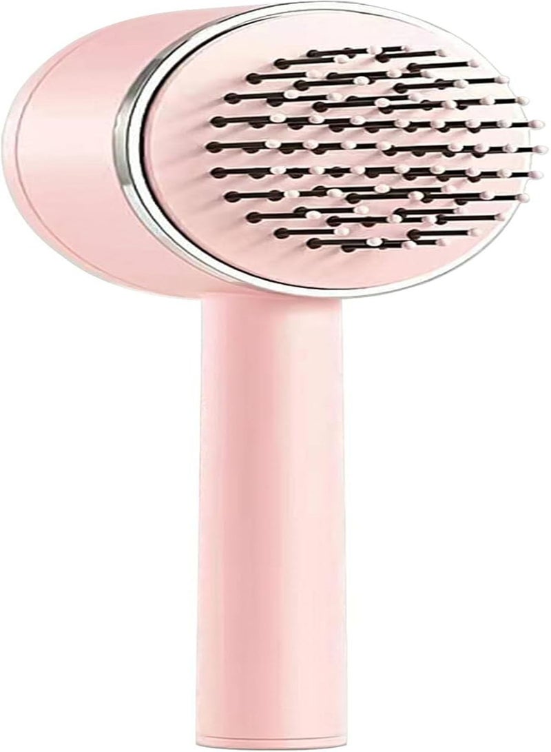 GGOOT Women's Self-cleaning Comb, Detangle Hair Brush for Women Ladies, 3D Air Cushion Massager Brush, Massage Hair Comb, Hairbrushes for Blow Drying Thick Hair Long Short Hair, One-key Cleaning Hair Loss - Image 1