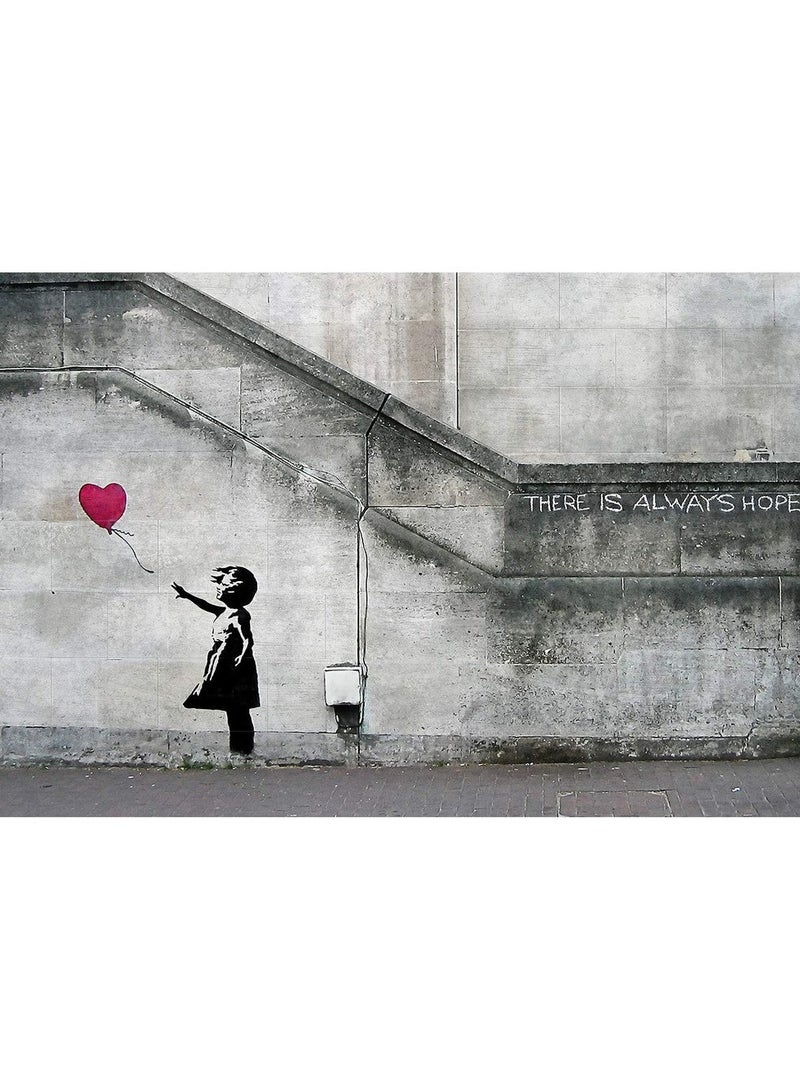 MERCH Banksy Girl with Balloon T-shirt With Iconic Street Art Graffiti Design - Image 3