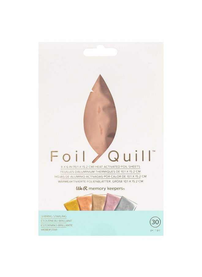 We R Memory Keepers 0633356606703 Foil Quill 4 X 6 Inch Seat Shining Starling (30 Piece) Ys/M  - Image 2