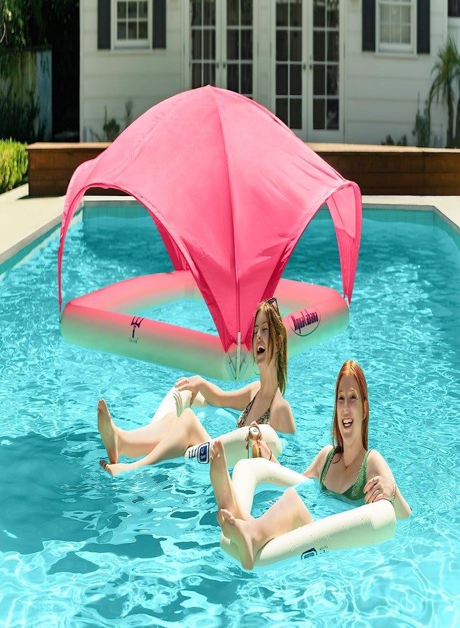Triton Aqua Tube Pool Float Chair- 4 in 1+ Tanning Pool Lounger, Swimming Float Chair, Water Hammock Beach Chair, River Tube Float- Ultimate Heavy Duty Pool Floats for Adults and Kids- 33" W X 33" L - Image 4