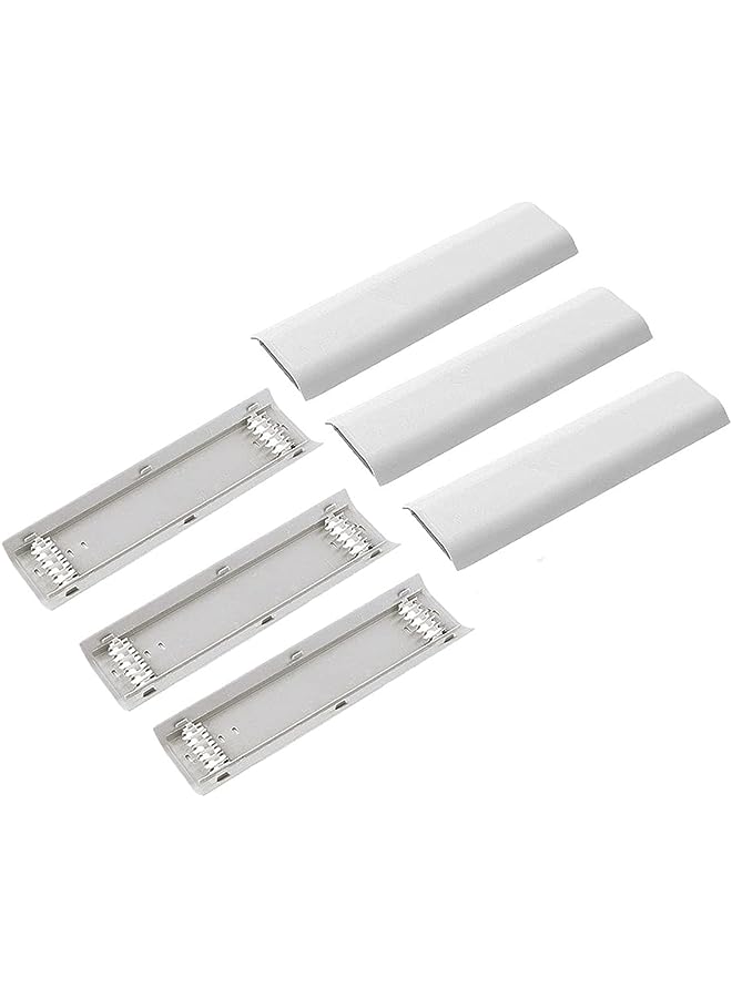 PROMASS غطاء كابل تلفاز، بطول 11.7 بوصة، مسار حائط لتثبيت كابل التلفاز، مجموعة إخفاء الكابلات، 6 قطع - Image 1