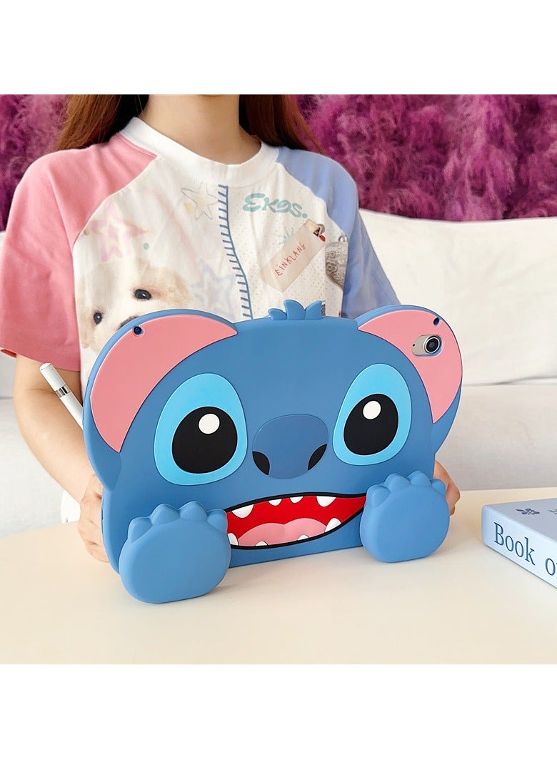 general Suitable for iPad 10 2022/iPad A16 11th 2025 Cartoon Silicone Case with Lanyard All-inclusive Shockproof - Image 2