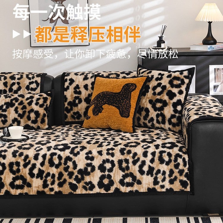 Winter Plush Sofa Cushion European Style Modern Accessible Luxury High-End Thickeneded Warm Anti-Slip Sofa Cushion - Image 4