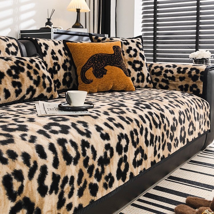 Winter Plush Sofa Cushion European Style Modern Accessible Luxury High-End Thickeneded Warm Anti-Slip Sofa Cushion - Image 2