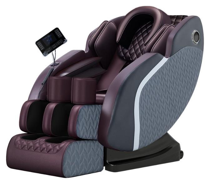 آه آه كرسي تدليك ذكي بتحكم صوتي من بتلر، مُريح لكامل الجسم، مزود بآلية ذكاء اصطناعي من الجيل السادس، وعلاج حراري رباعي الأبعاد بانعدام الجاذبية، و20 وضعًا تلقائيًا - مكبر صوت بلوتوث، وكشط ببكرة قدم، ومتوافق مع جهاز تدليك كرسي المكتب (نسخة مُحسّنة). - Image 1