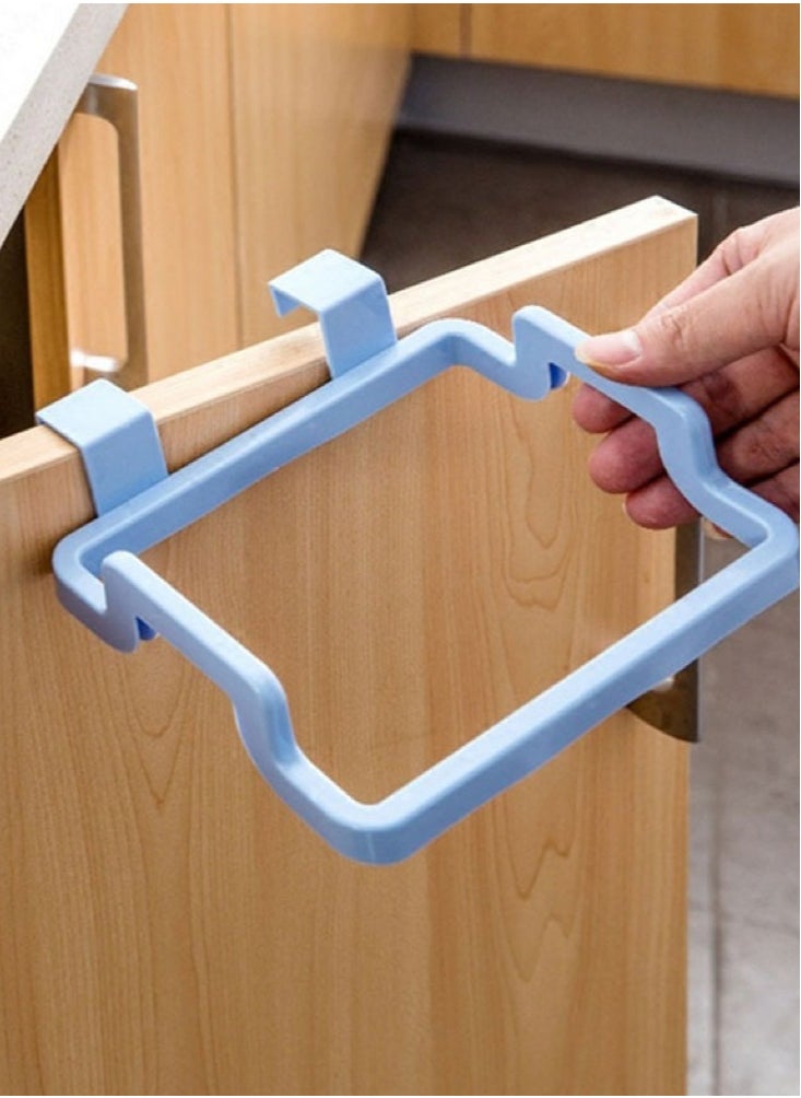 Perfii Trash Bag Holder Organizer Garbage Bag Hanging For Kitchen Cupboard Cabinets Doors  - Image 1