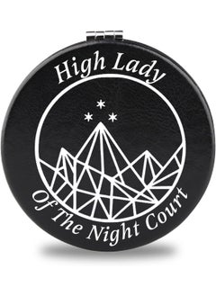 SEIRAA SEIRAA Fantasy Book Night Court Makeup Mirror High Lady Feyre Darling Gifts Velaris City of Starlight Pocket Mirror (High Lady) 