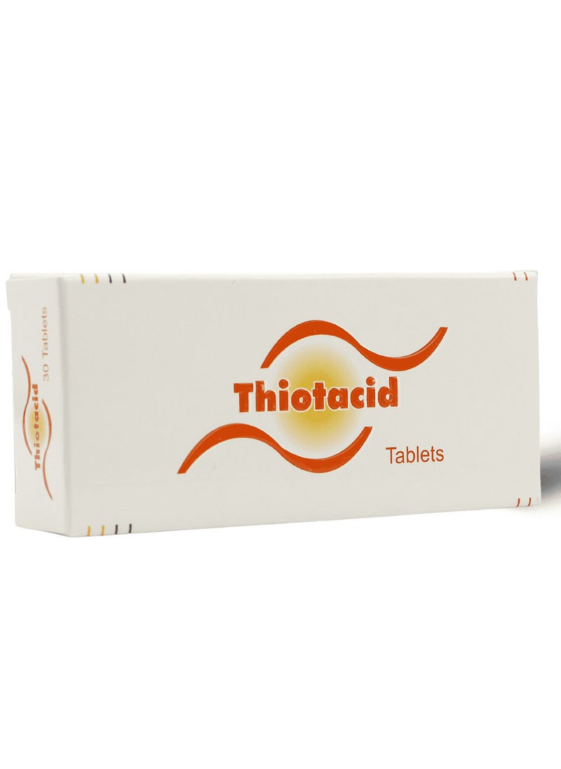 THIOTACID Thiotacid Alpha Lipoic Acid 300 mg 30 Tablets  - Image 3
