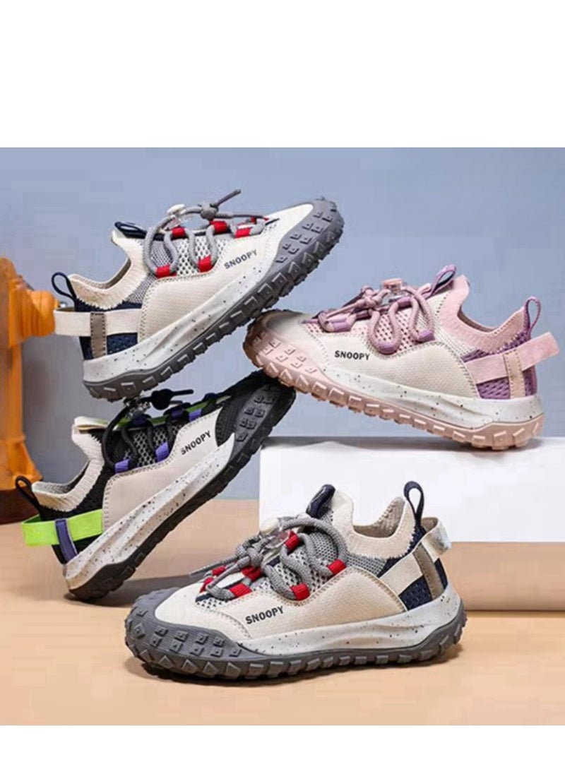 Snoopy Children's Outdoor Breathable Soft Soled Running Shoes  - Image 5