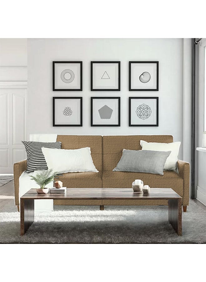 Soufa Dibaj Odessa | 2-Seater Sofa Upholstered In Velvet 193x85x86 cm  - Beige - Image 1