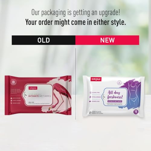 Sirona Intimate Wet Wipes - 10 Wipes, Pack Of 2 - Image 2