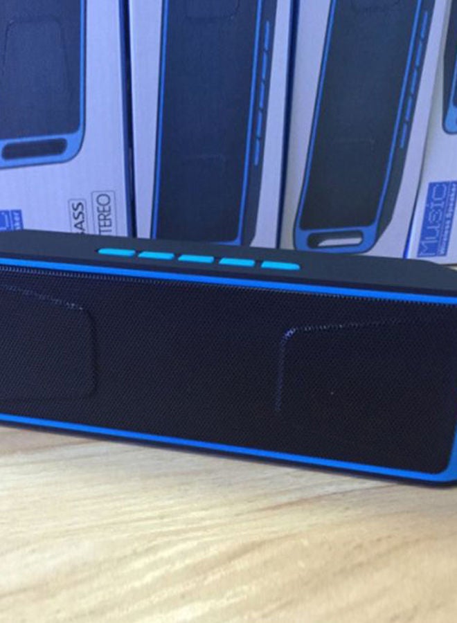 NIBEMINENT Bluetooth Wireless Speaker Blue/Black  - Image 5