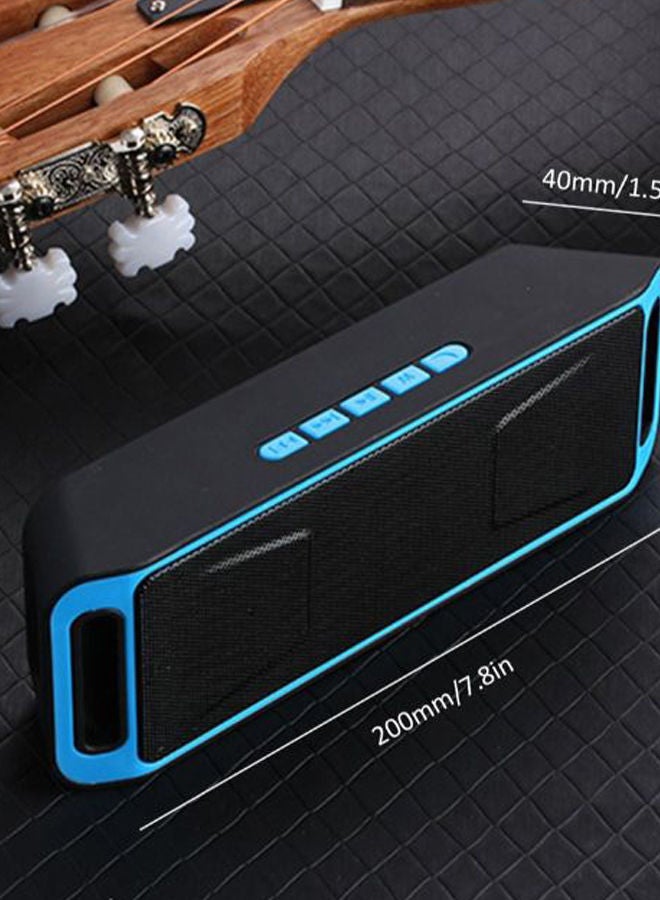 NIBEMINENT Bluetooth Wireless Speaker Blue/Black  - Image 3