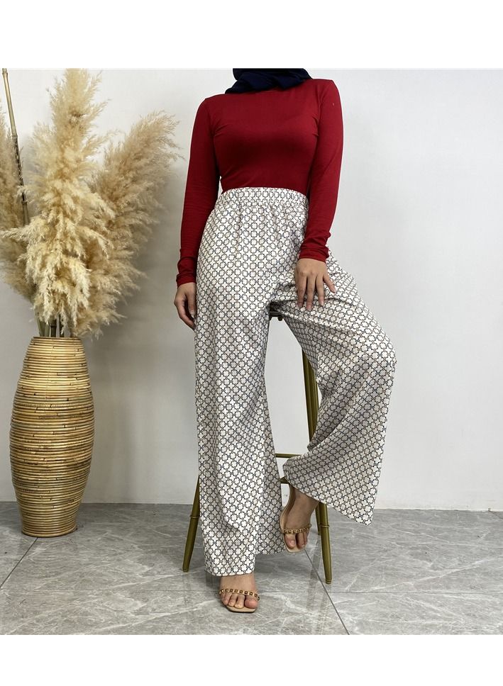 Loquat 2Pcs Fashion Printed Satin Button Long Cardigan Pocket With Pants  - Image 4