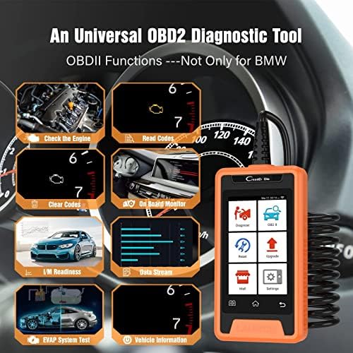 Launch Diagnostic Scanner Tool for BMW, 2024 Enhanced Multi-System OBD2 Scanner, Auto Fault Code Reader with Bi-Directional Control & Battery Registration for BMW After 1996 - Image 2
