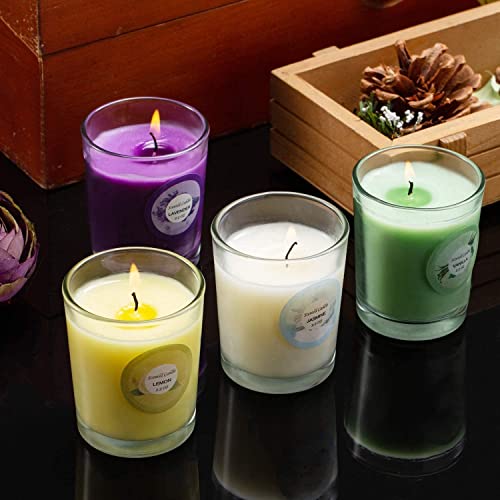 pliadvbu 20 Pack Strong Scented Candles Gift Set with 10 Fragrances for Home and Women, Aromatherapy Soy Wax Glass Jar Candle - Image 4