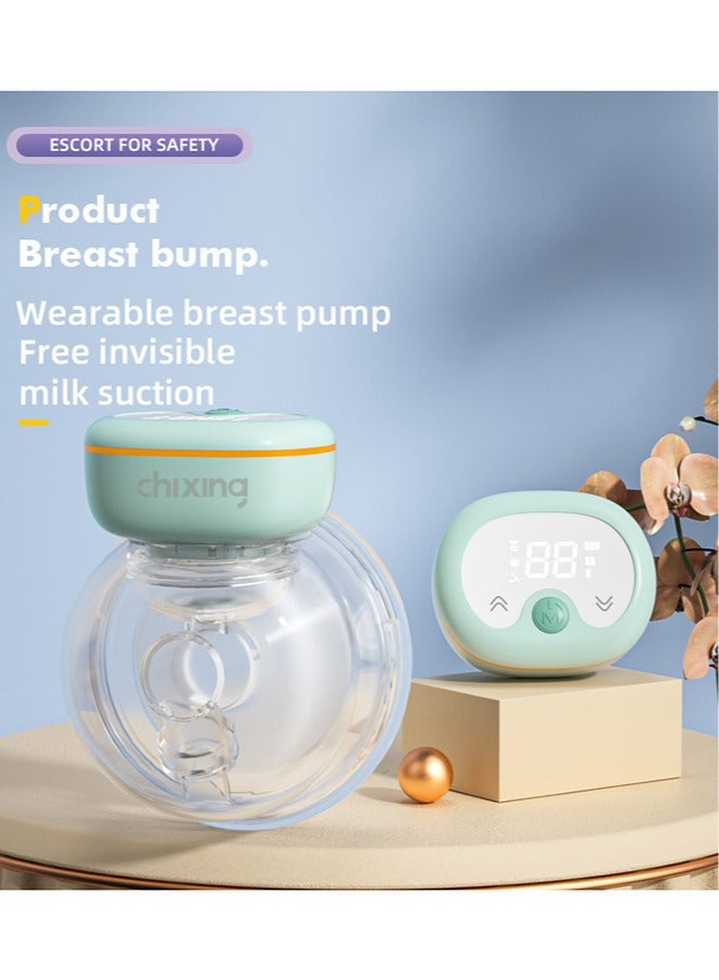 Chixing Hands-Free Wearable Electric Breast Pump With LCD Display, 9 Levels And 3 Rechargeable Modes And Massage Mode - Image 2