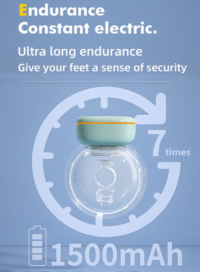 Chixing Hands-Free Wearable Electric Breast Pump With LCD Display, 9 Levels And 3 Rechargeable Modes And Massage Mode - Image 4