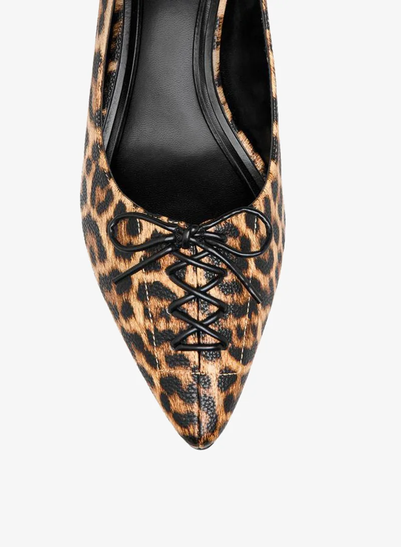 Celeste BROWN Women's Slip-On Pumps with Kitten Heels for Women | Best Price UAE