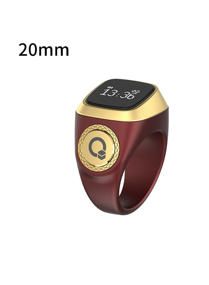 Smart Tasbih Zikr Ring Counter  Electronic Digital Counter Tasbeeh Smart Ring - Image 1