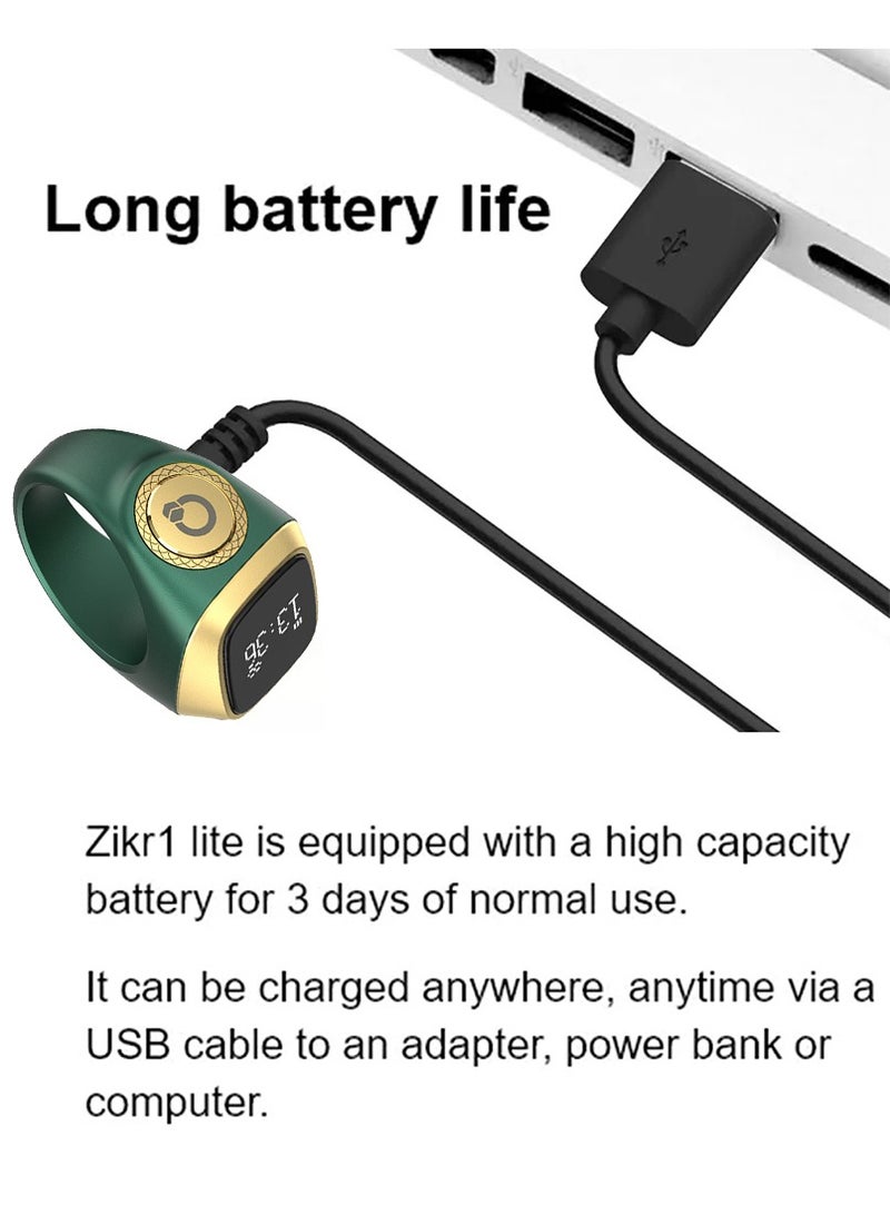 Smart Tasbih Zikr Ring Counter  Electronic Digital Counter Tasbeeh Smart Ring - Image 4