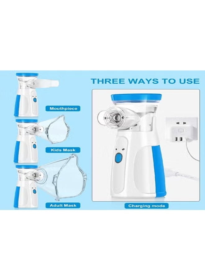 Portable Mesh Nebulizer Machine – Rechargeable Handheld Inhaler for Adults & Kids - Image 5
