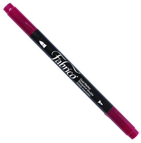 Tsukineko TSUPF61 DualEnded Fabric Marker ColorFast Burgundy