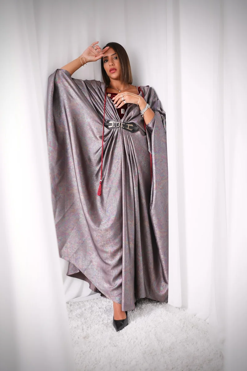 إكستاسي Shimmer Kaftan set