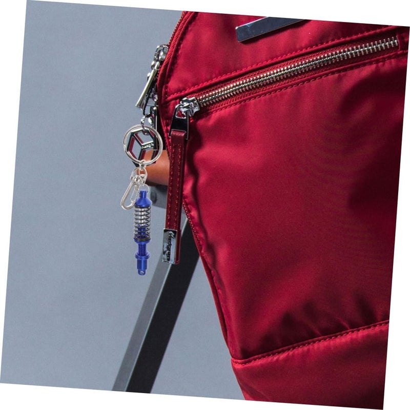 Shock Absorber Model Keychain Auto Part Key Ring Pendant for Car Enthusiasts Sturdy Spring Key Holder - Image 2