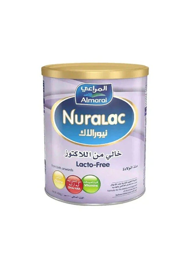 نيورلاك حليب أطفال خالي من اللاكتوز 400 جرام 