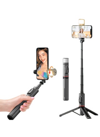 Selfie Tripod Stick with Light, Phone Holder Lightweight Tripod Stand, Remote Control Stable Stand Extendable Tripod Camera Phone Holder for Tiktok Vlog Youtuber Video Recording - pzsku/ZA136BE73B7F5D2DDEC8CZ/45/_/1740967713/717c1569-15ae-4200-b2e7-bd6f355e5a40