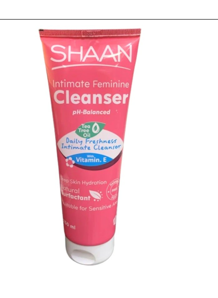 SHAAN INTIMATE FEMININE CLEANSER VITAMIN E 250ML