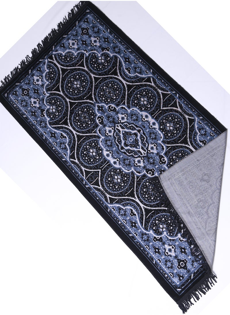 Vitacelli Prayer Mat 614GSM Anti-Slip Velvet Top Islamic Prayer Mat New Design Thick Padded Sajadah Prayer Rug for Men Women Eid Gift Ramadan ( 140cm X 70cm)  - Image 2