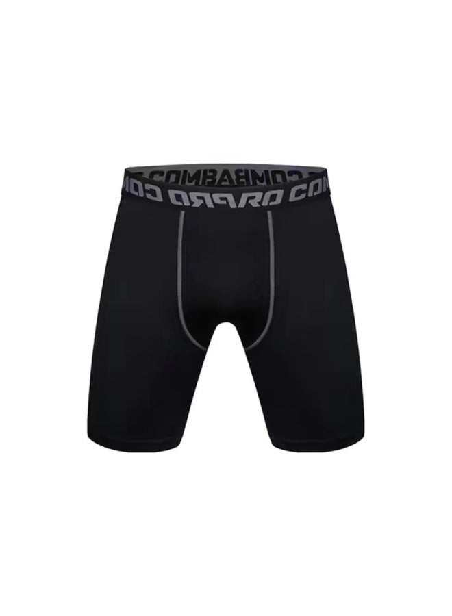 Swimsuit Men's Top Anti-embarrassment Adult Swimming Diving Suit Suit Summer Men's Swimming Trunks Men's Full Body Sun Protection Long Sleeve-Color:Black Cropped Pants-