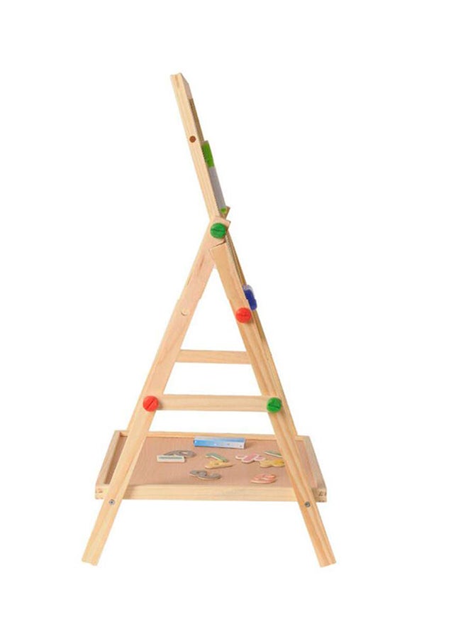 Two In One Easel Learning Wooden Board Multicolour - Image 3