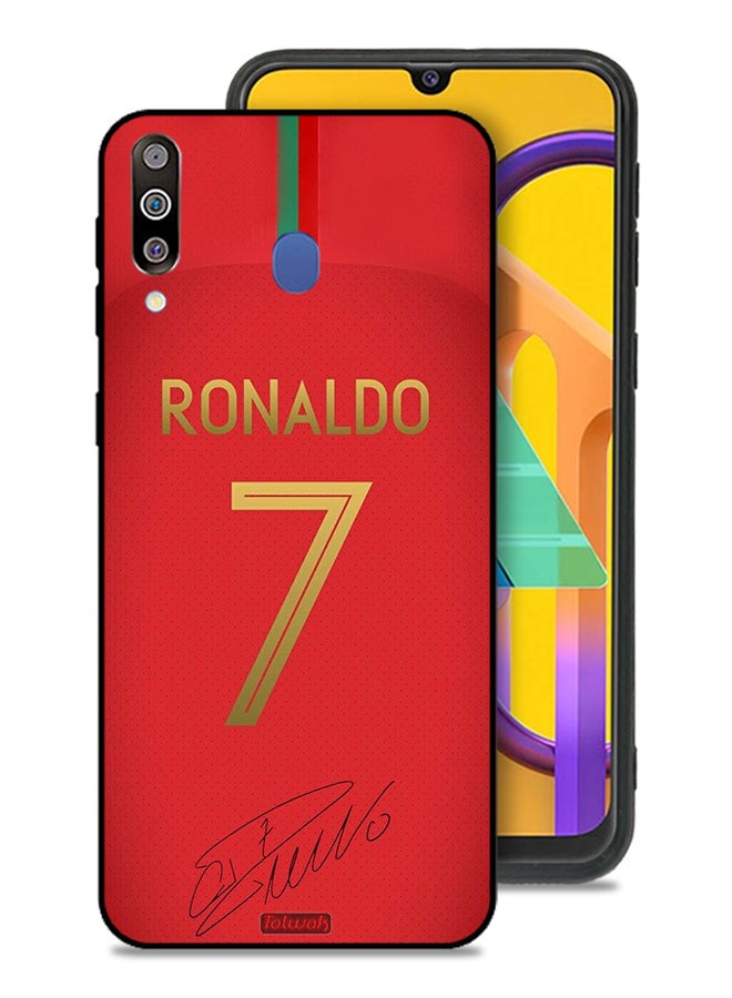 Tolwak Samsung Galaxy M30 Protective Case Cover Ronaldo 7 - Image 1