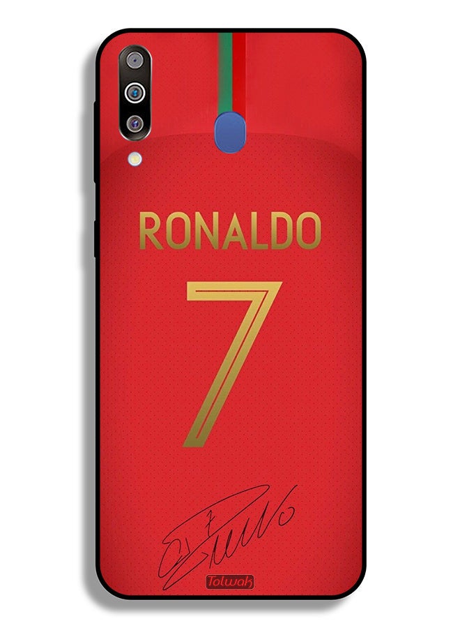 Tolwak Samsung Galaxy M30 Protective Case Cover Ronaldo 7 - Image 2