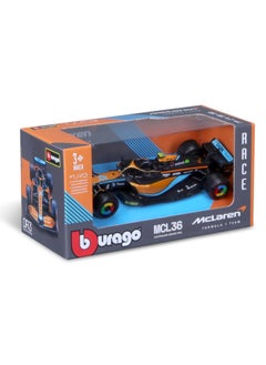 Bburago Bburago 1/43 Scale McLaren F1 MCL36 (2022) Diecast Model - Official Licensed Replica with High Detail  - Image 5