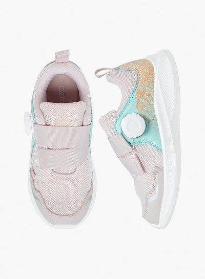 Kappa Girls' Colourblock Sports Shoes with Rotating Buckle Closure