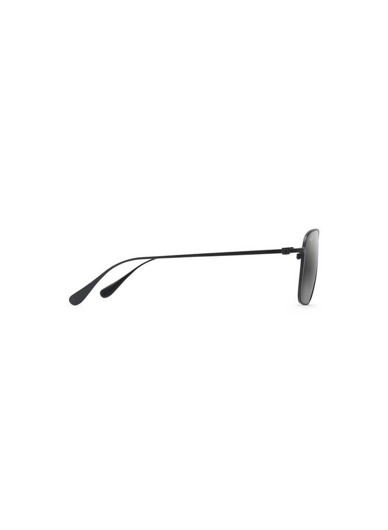 MAUI JIM نظارات شمسية حصرية MAUI JIM 456-02 GREY HOOKIPA XLARGE BLACK GLOSS - Image 3