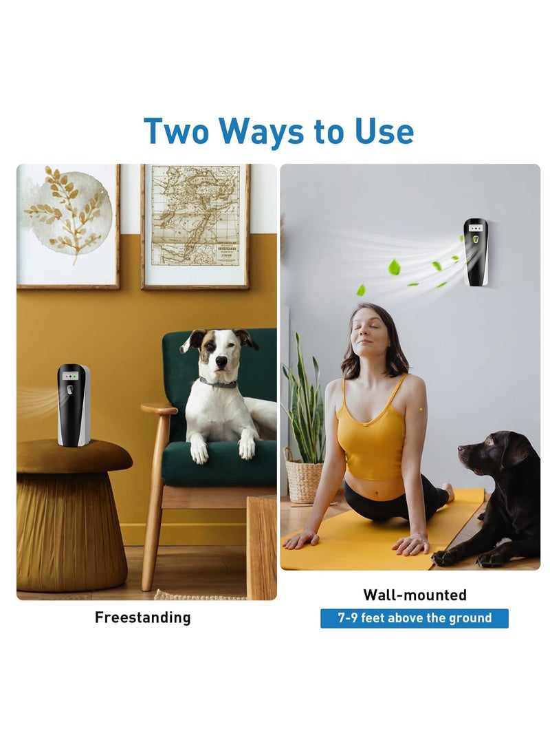 SYOSI Automatic Air Freshener Dispenser with Remote, Programmable Fragrance Dispenser, Automatic Aromatherapy Machine, Timed Fragrance Diffuser,  for Home Bathroom Hotel Toilet Office - Image 3