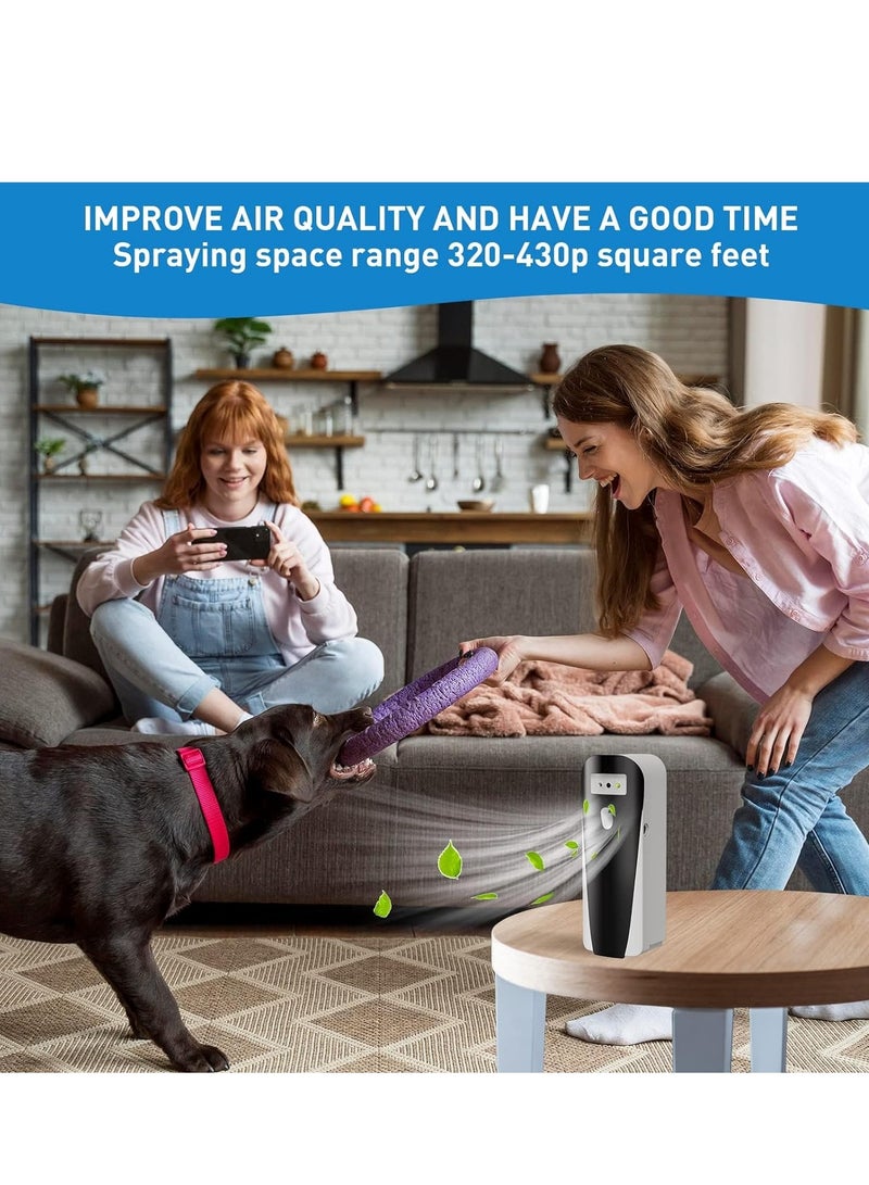 SYOSI Automatic Air Freshener Dispenser with Remote, Programmable Fragrance Dispenser, Automatic Aromatherapy Machine, Timed Fragrance Diffuser,  for Home Bathroom Hotel Toilet Office - Image 5